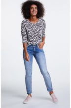 Black Brown Leopard Print Sweatshirt