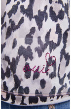 Black Brown Leopard Print Sweatshirt