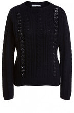 Black Cable Knit Jumper