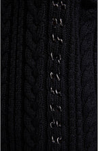 Black Cable Knit Jumper