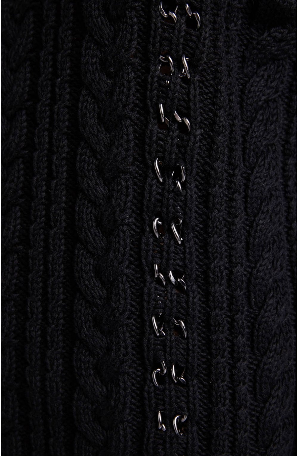 Black Cable Knit Jumper