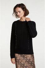 Black Cable Knit Jumper