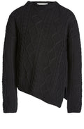Black Cable Knit Sweater