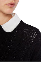 Black Cable Knit Sweater