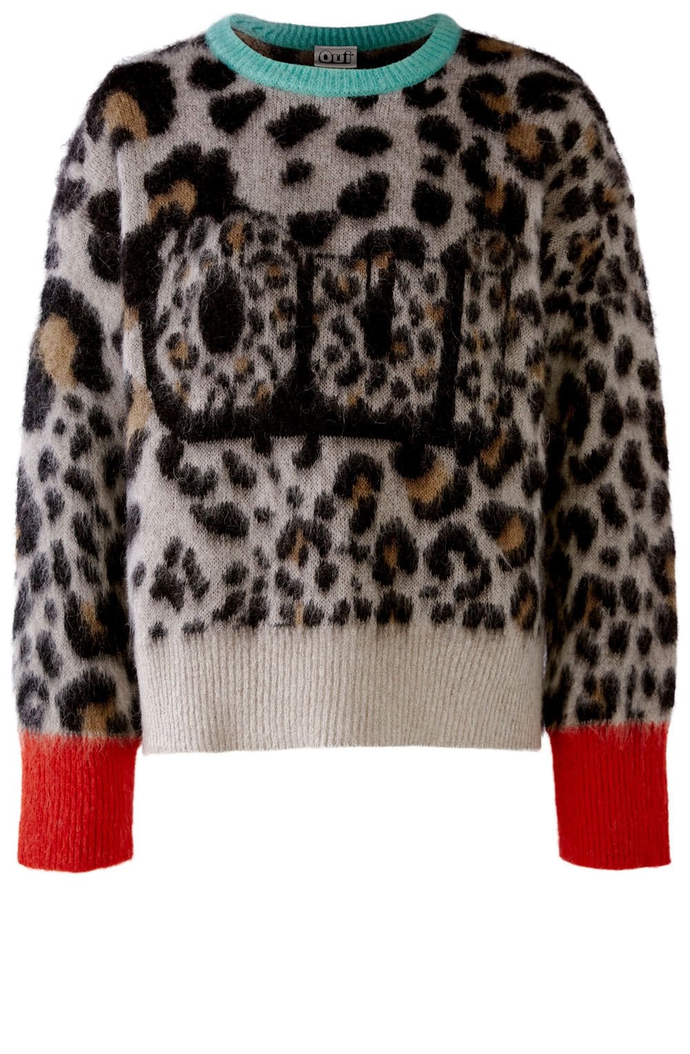 Black Camel Animal Print Jumper