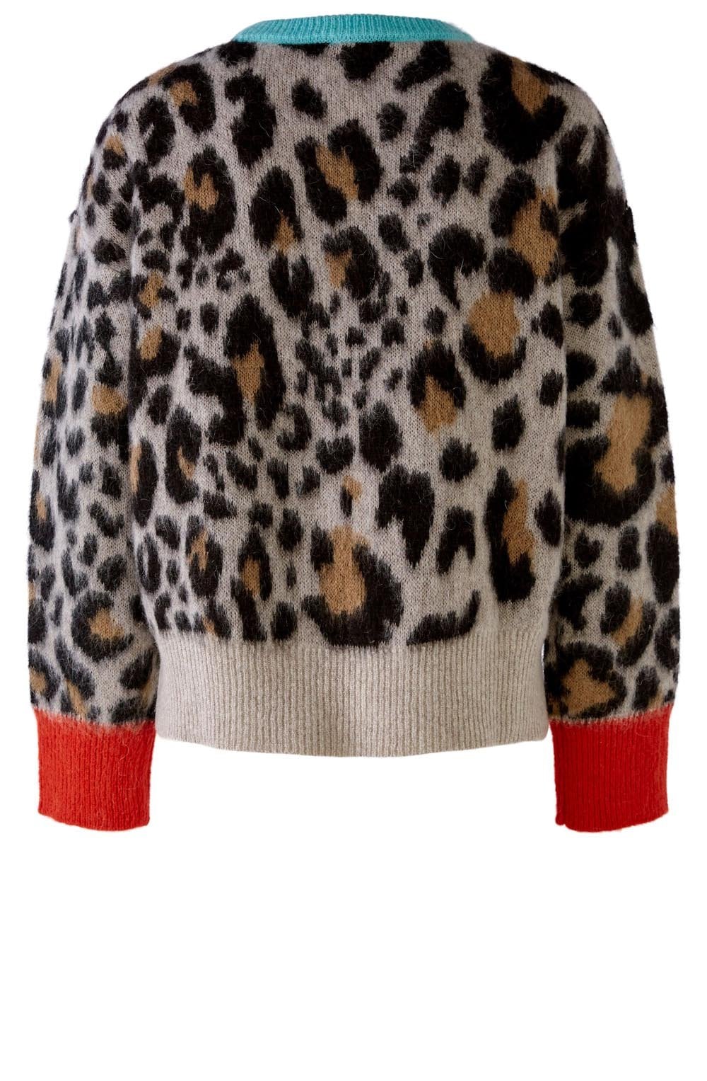 Black Camel Animal Print Jumper