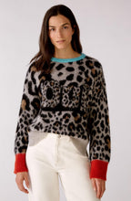 Black Camel Animal Print Jumper