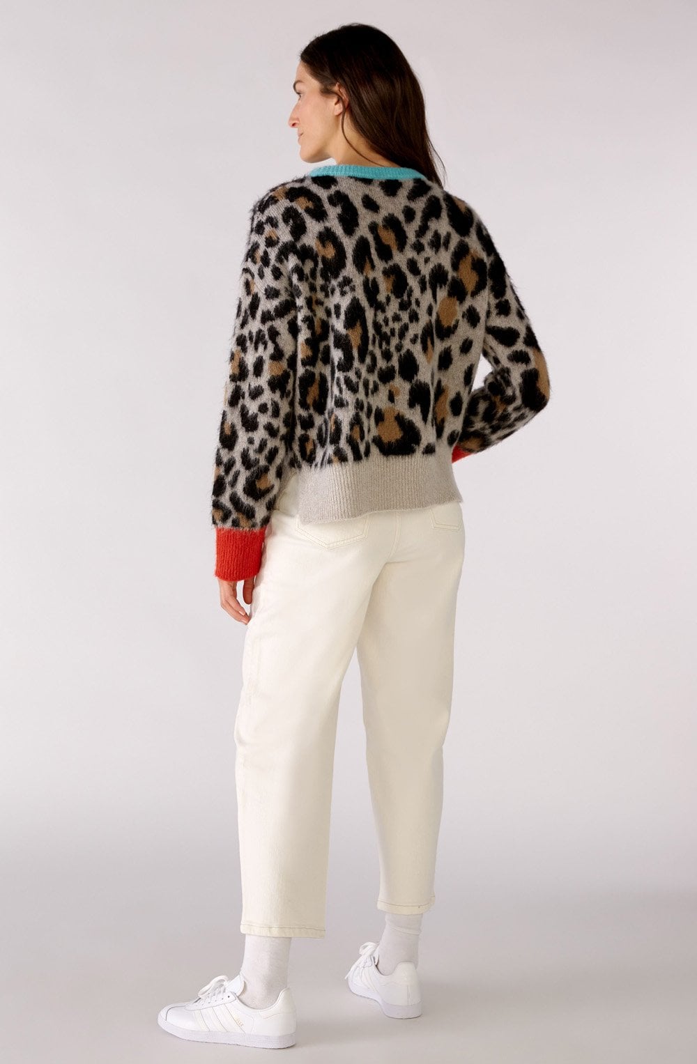 Black Camel Animal Print Jumper