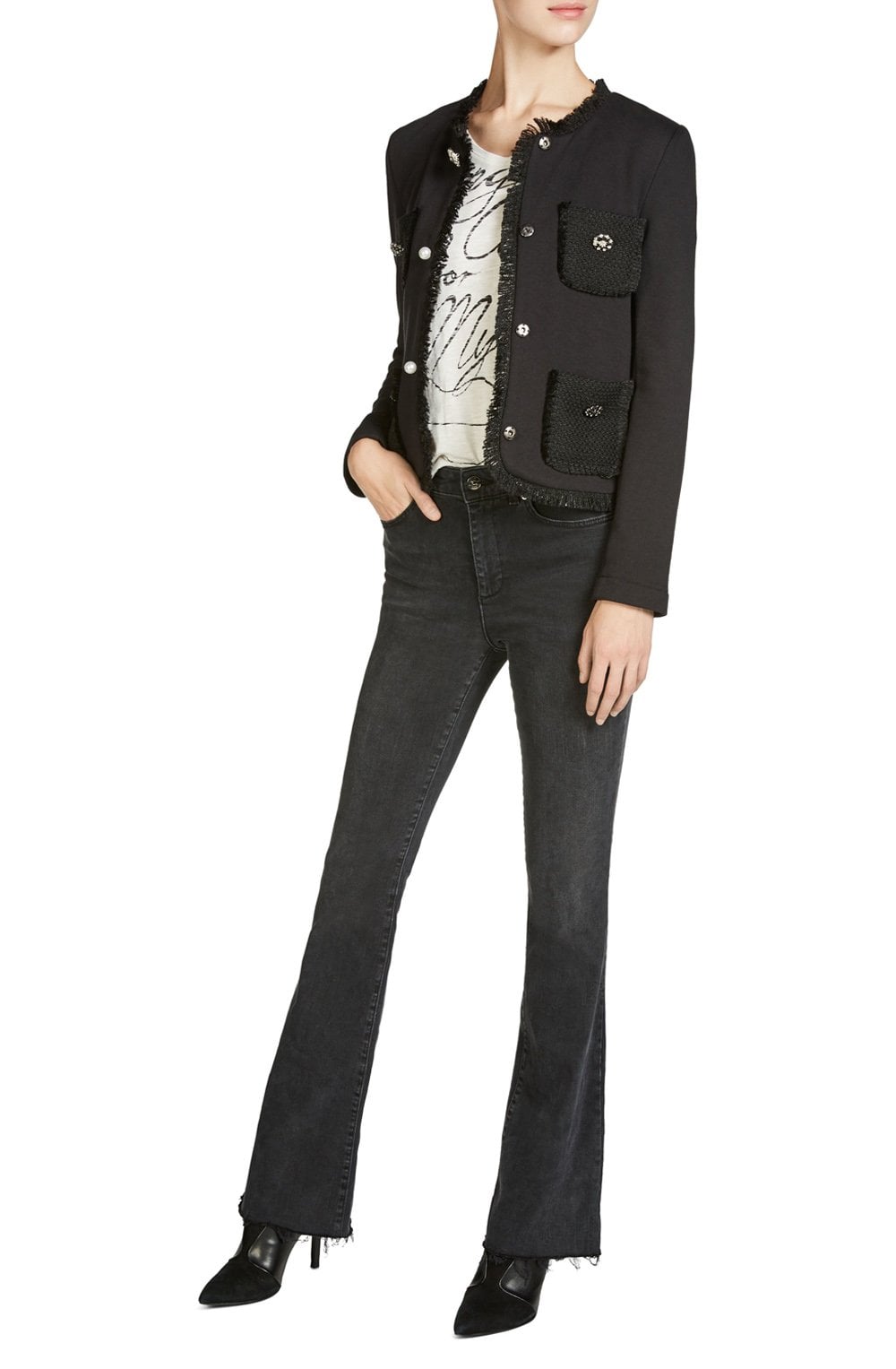 Black Chanel Style Jacket