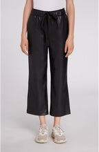 Black Faux Leather Trousers