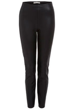 Black Faux Leather Trousers