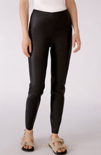 Black Faux Leather Trousers