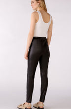 Black Faux Leather Trousers