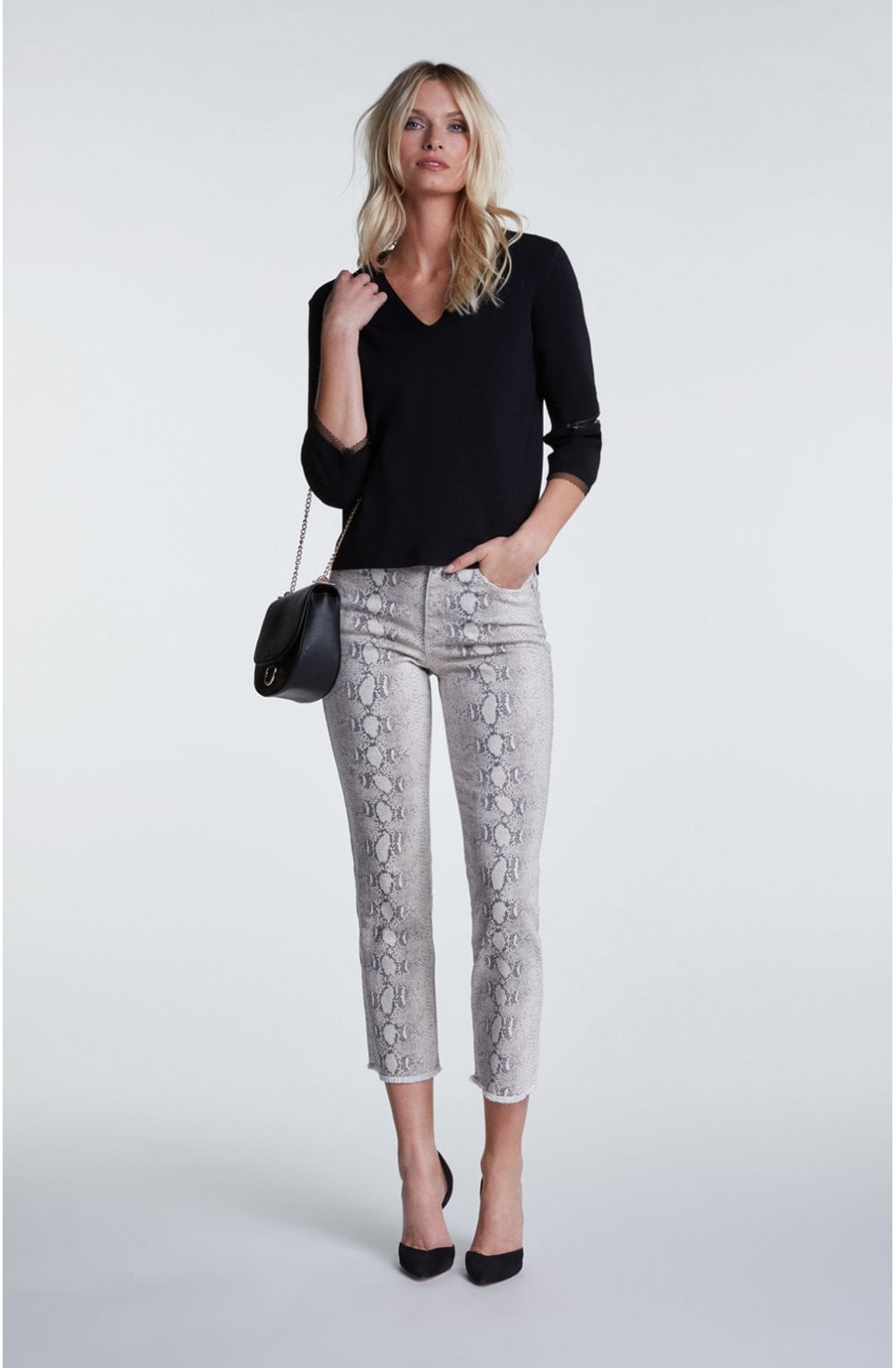 Black Fine Knit Jumper