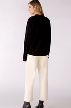 Black Fine Knit Shirt Style Cardigan