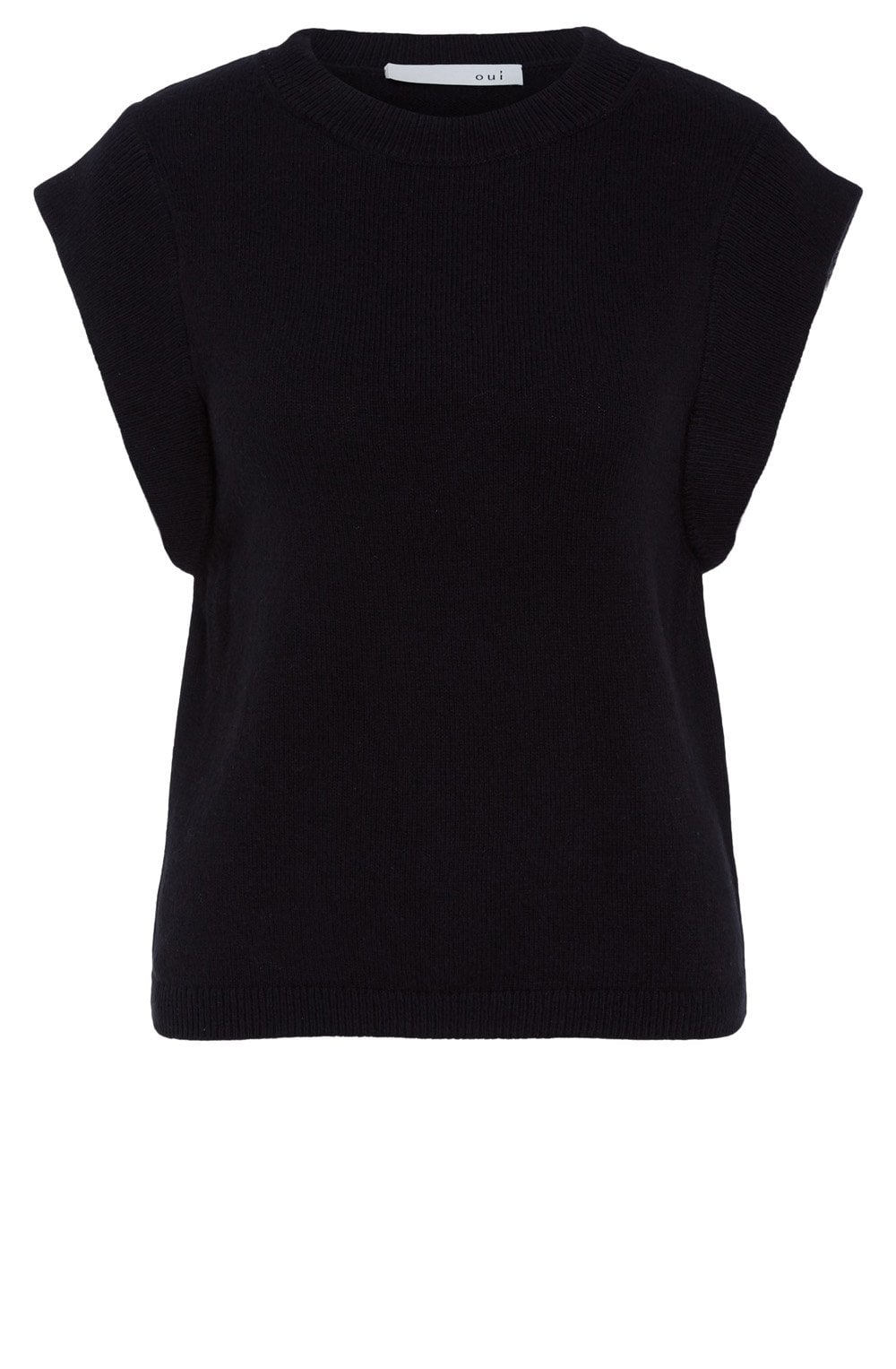 Black Fine Knit Slip Over