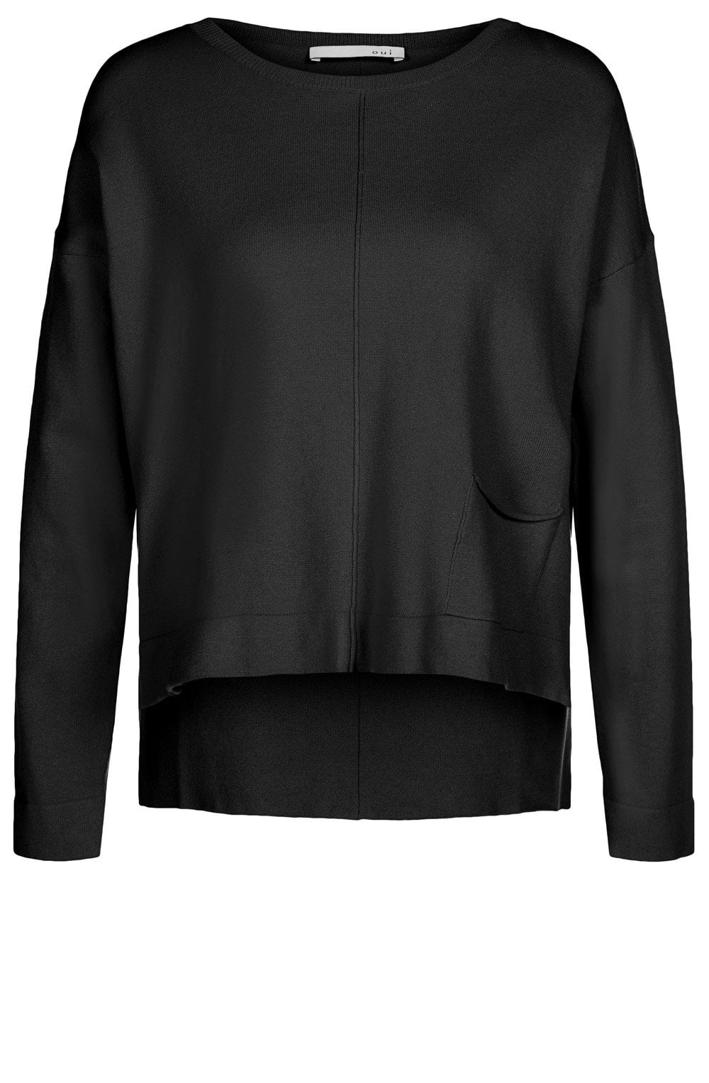 Black Fine Knit Sweater