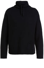 Black Fine Rib Jumper