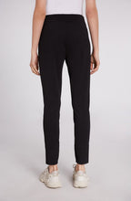 Black Fine Ribbed Trousers