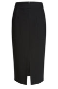 Black Fitted Midi Skirt