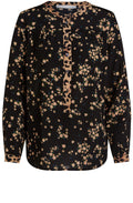 Black Floral Blouse