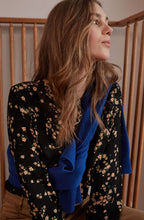 Black Floral Blouse