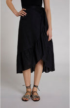 Black Frilled Edged Skirt