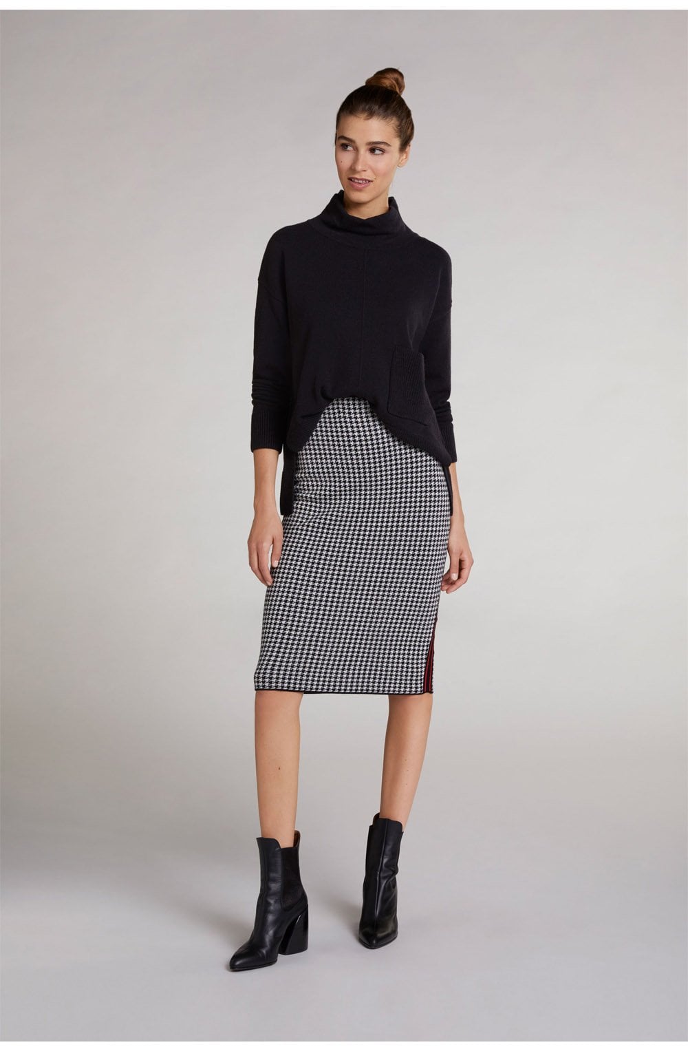 Black High Neck Jumper