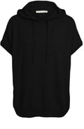 Black Hooded Jumper