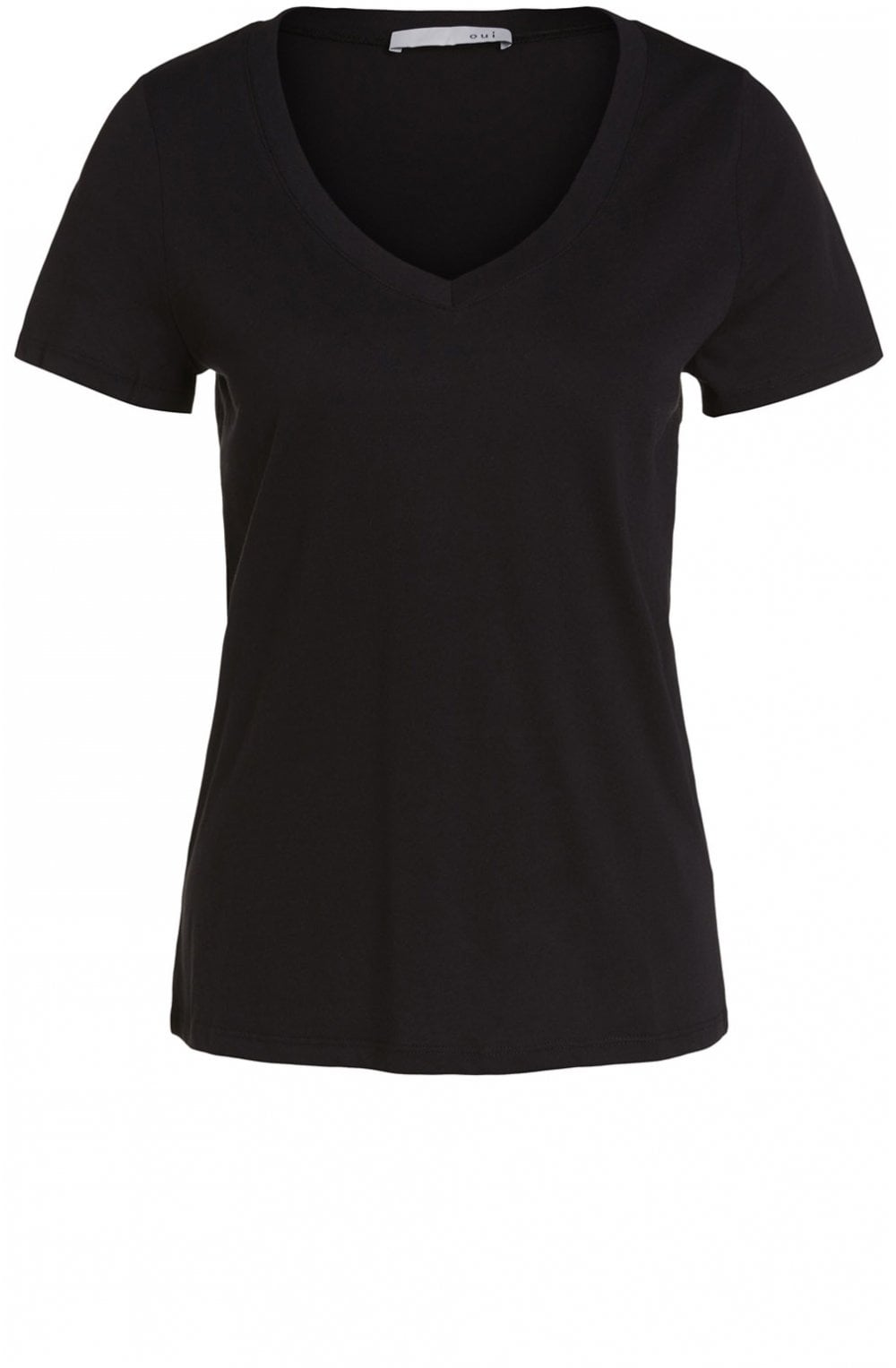 Black Jersey T Shirt