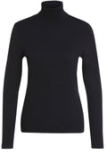 Black Knit Polo Neck Jumper