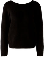 Black Knotted Back Jumper