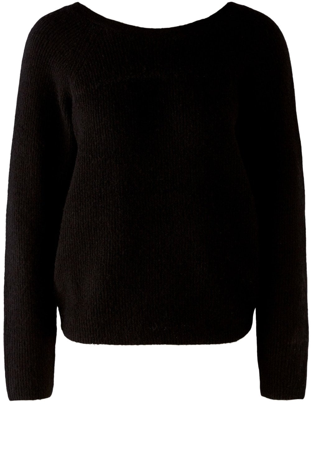 Black Knotted Back Jumper