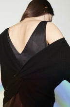 Black Knotted Back Jumper