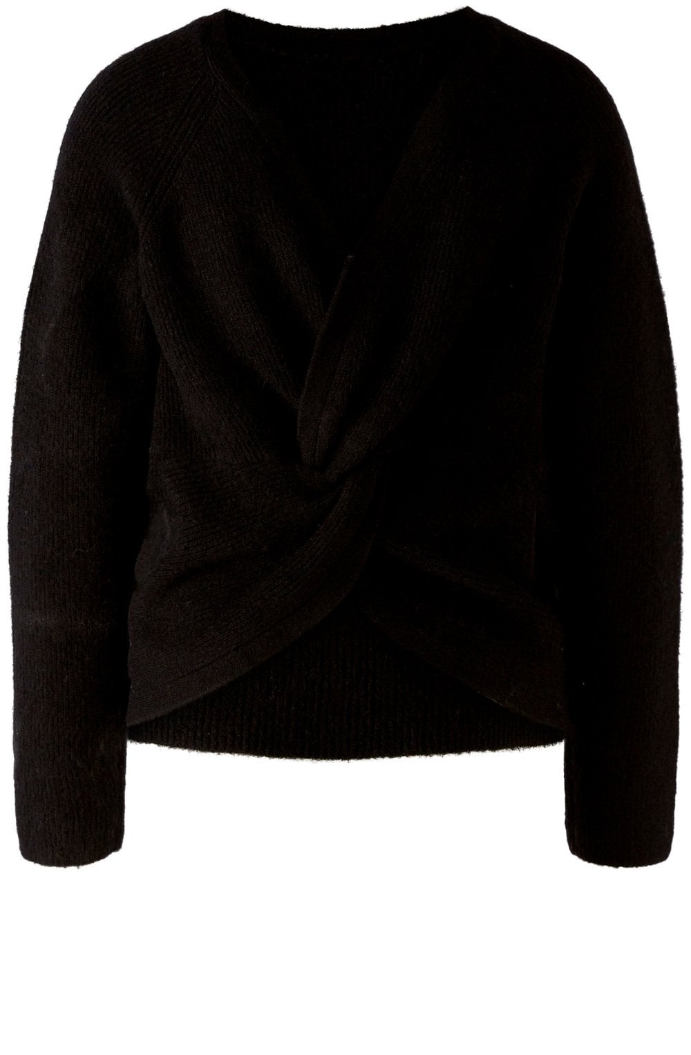 Black Knotted Back Jumper