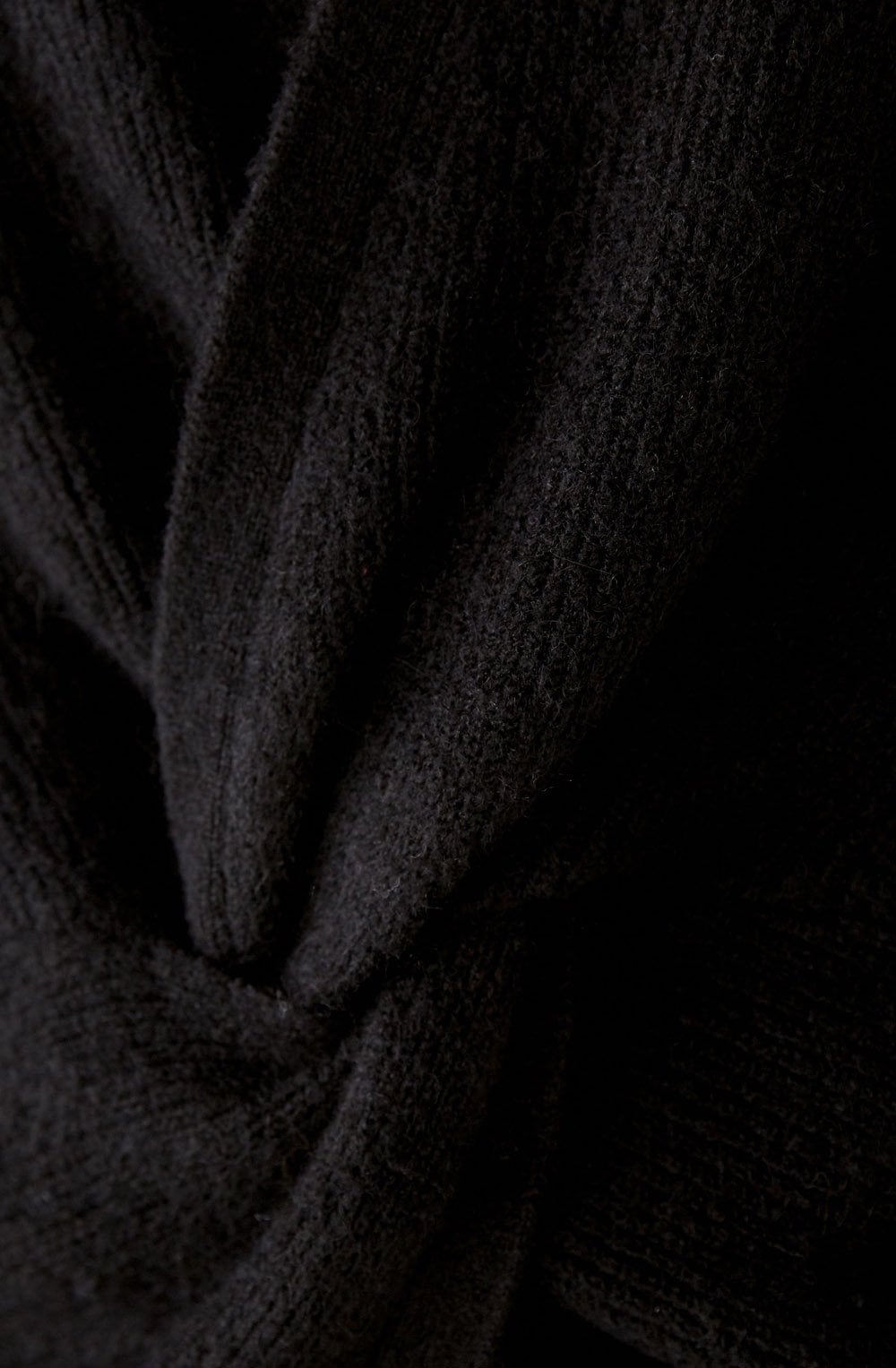 Black Knotted Back Jumper