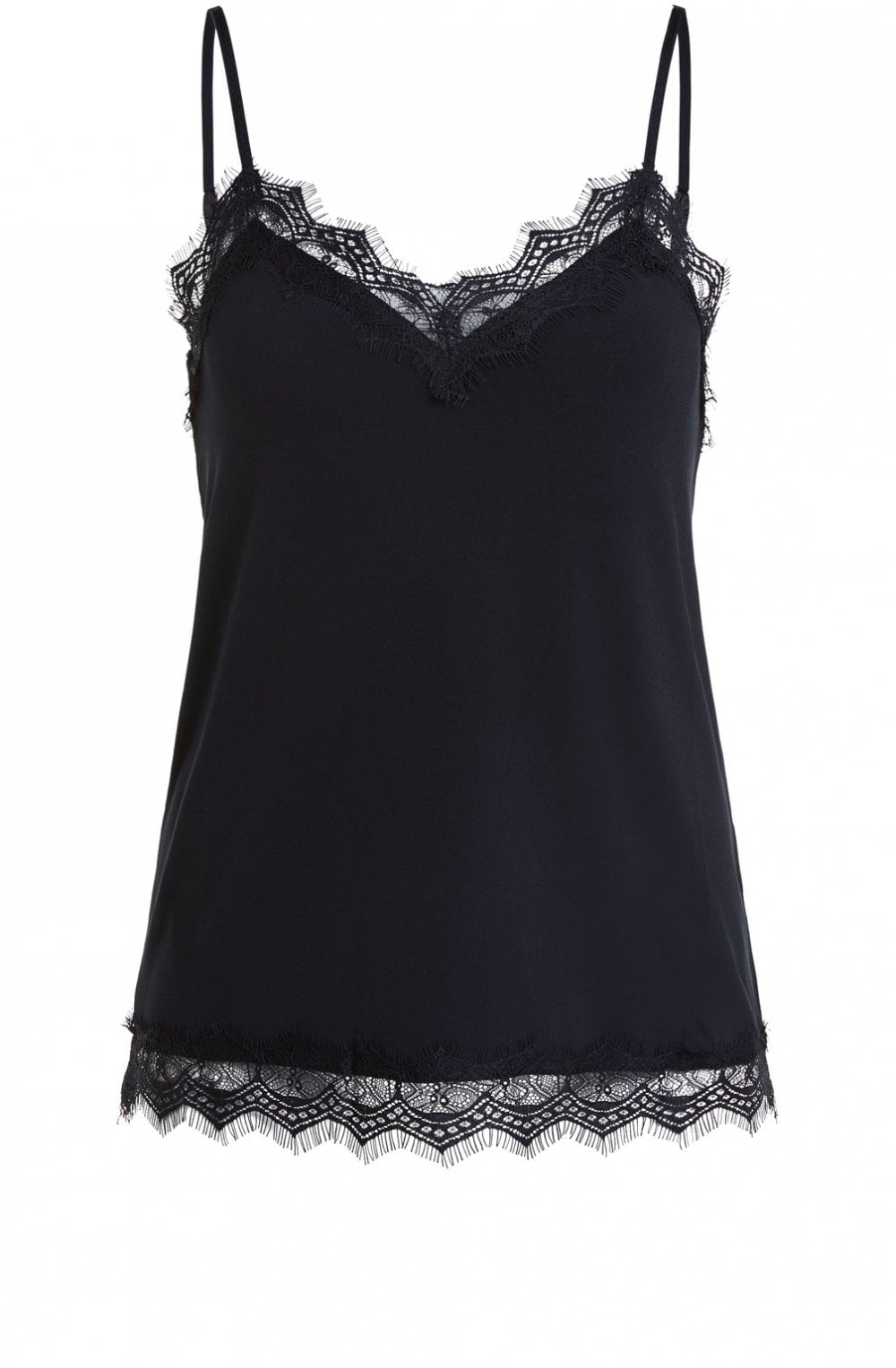 Black Lace Detailed Camisole