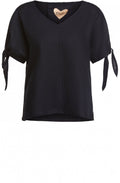 Black Linen Blouse