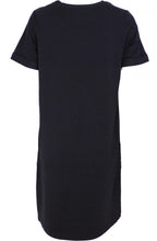 Black Linen Shift Dress