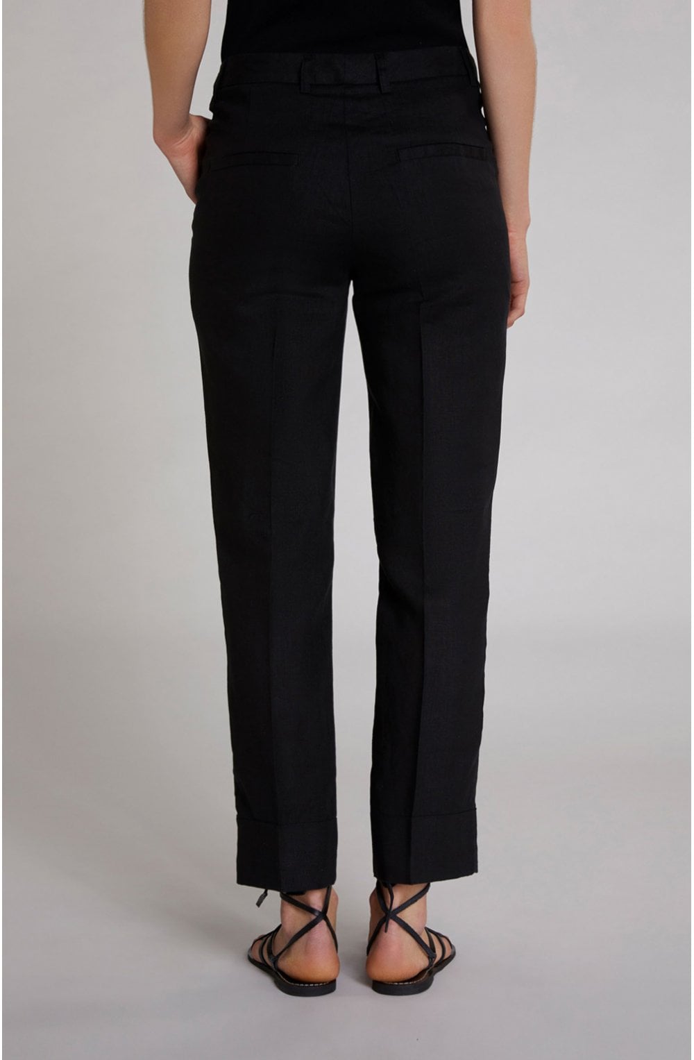 Black Linen Trousers