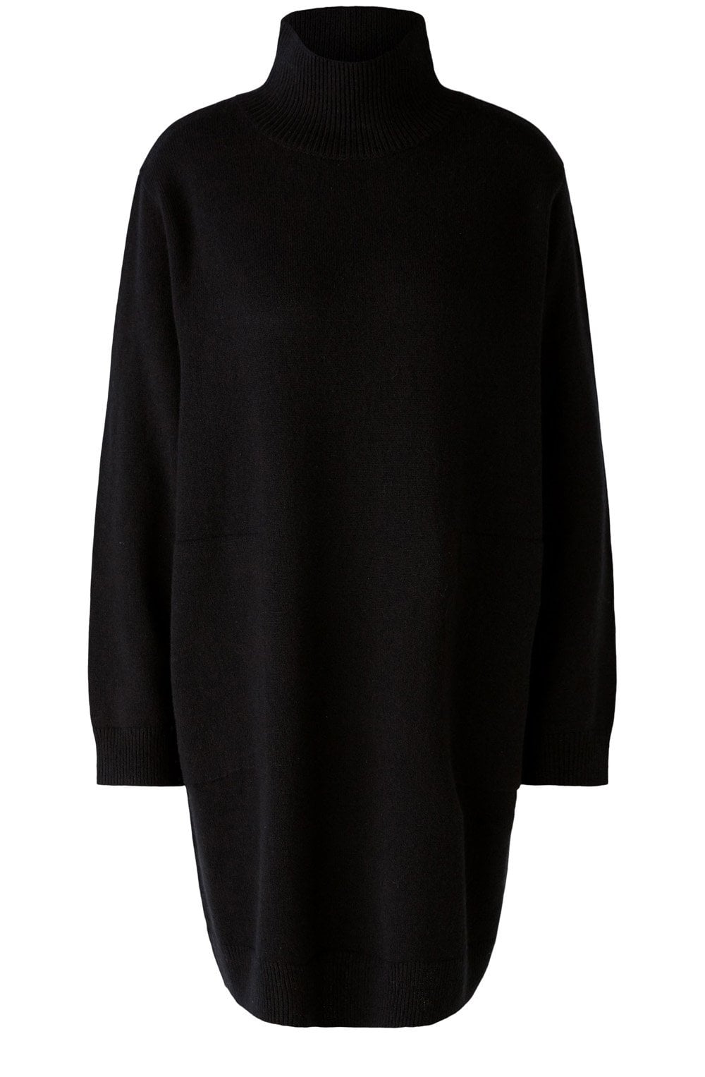 Black Oversized Knitted Dress