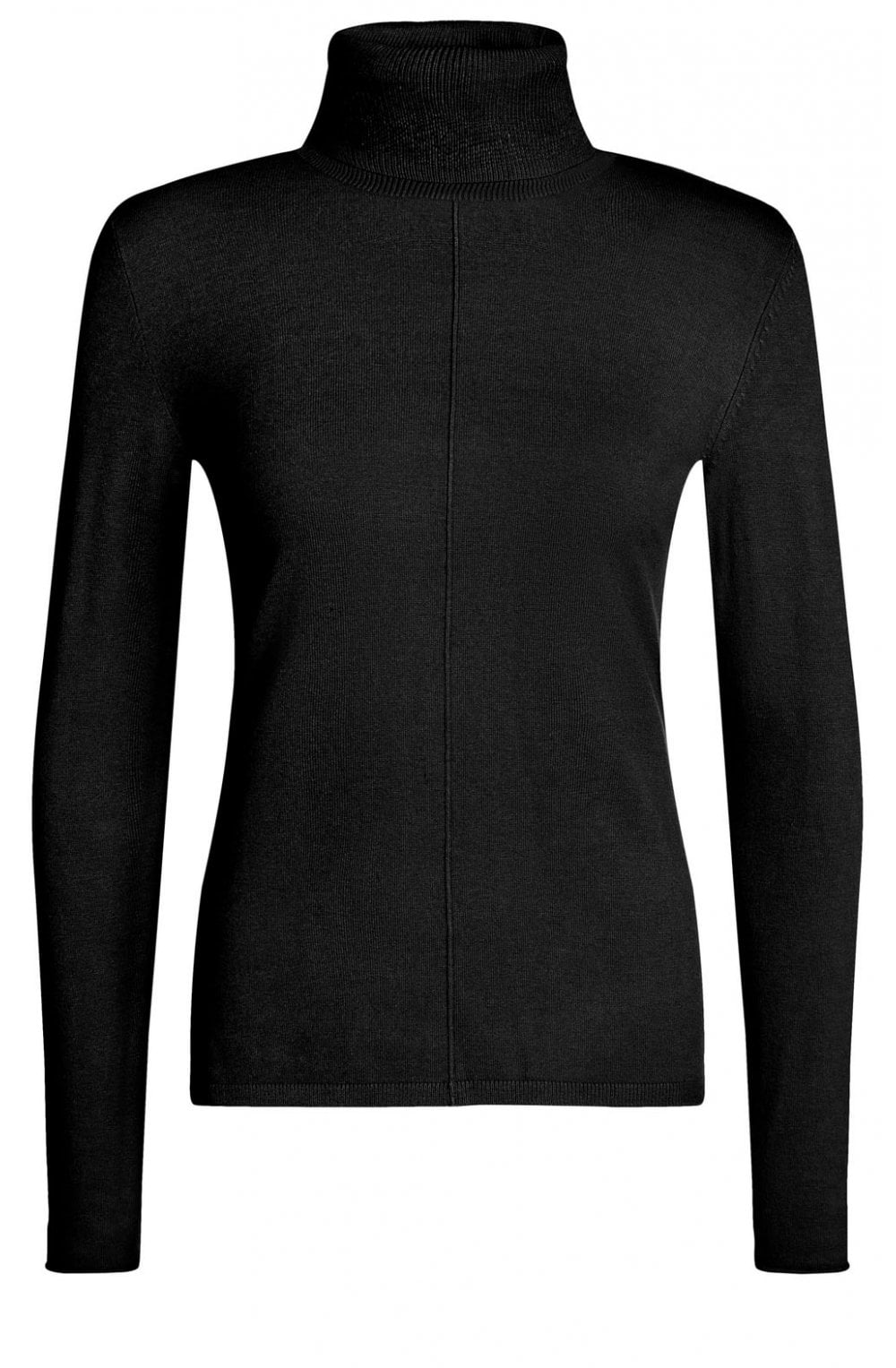 Black Polo Neck Jumper
