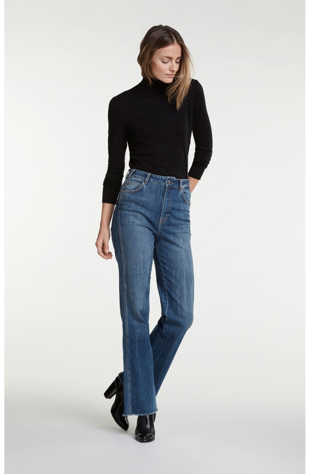 Black Polo Neck Jumper