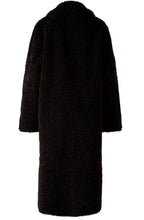 Black Reversible Sheepskin Style Coat