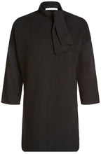 Black Ribbed Knit Dress