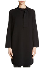 Black Ribbed Knit Dress