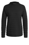 Black Ribbed Knit Jumper