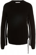 Black Ribbed Knit Jumper