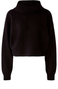 Black Shortened Batwing Jumper