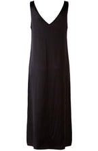 Black Silky Slip Dress